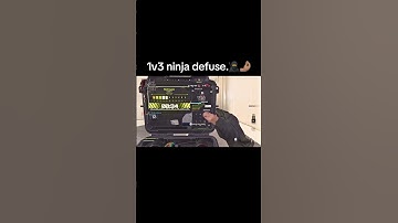 1v3 clutch ninja defuse. 🥷🔥🤌🏽