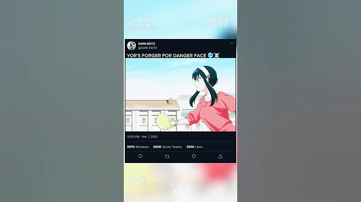 yor's forger for danger face 🥶☠️ || spy x family