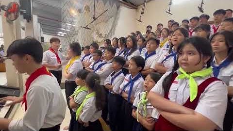 “Halleluia” Lễ Chúa KiTo Vua Vũ Trụ C. Ca đoàn thiếu nhi Gx Đức Mẹ Vô Nhiễm Nguyên Tội.