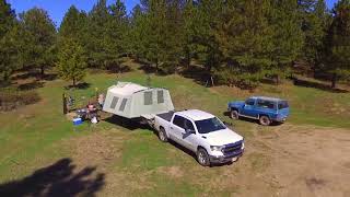 Turkey Hunt Base Camp with Jumping Jack Trailers