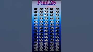 Find 👉 26 odd number puzzle 🧩 #puzzle #quiz #quiztime #challenge #find
