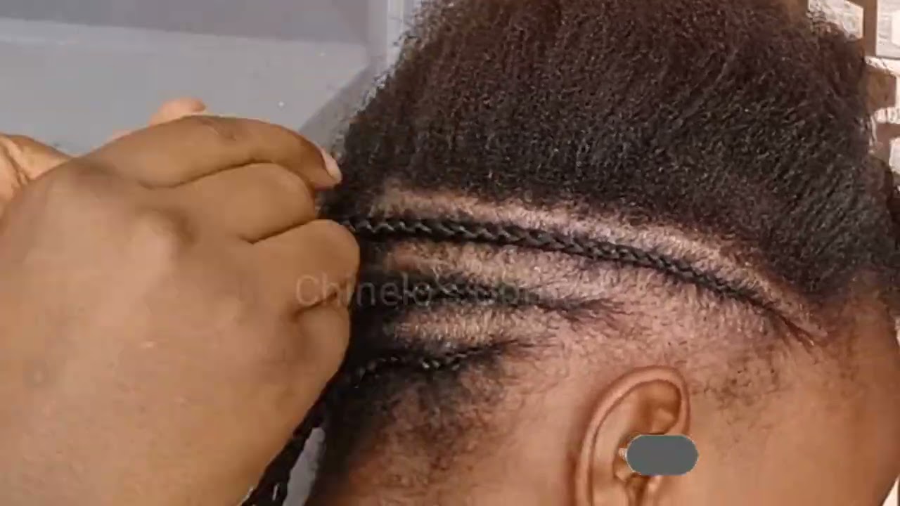 Simple African Hairstyles Clap/Patewo For Girls