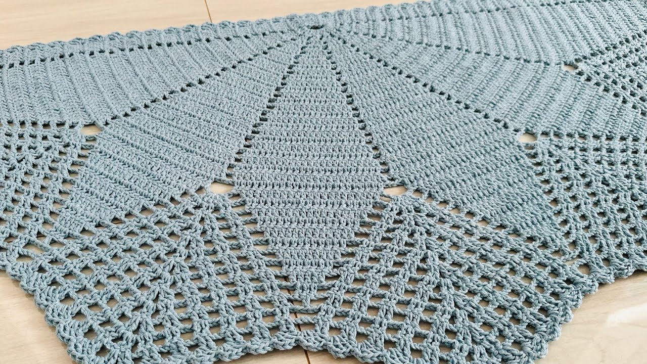 Tapete Meia Lua Simples e rápido PASSO A PASSO COMPLETO