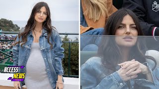 Kelly Piquet Glows at Rolex Masters 🌟👗 Baby Bump in Style! 🤰