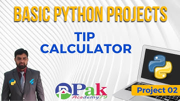 basic python projects | Tip calculator 02