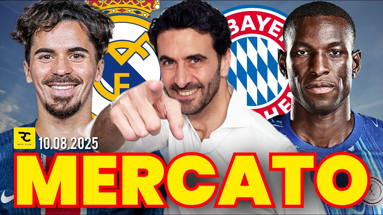 🚨 NEWS MERCATO FOOTBALL : VITINHA au Real en 2026 ? JACKSON au Bayern ? ZINCHENKO au Napoli ?...