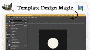 Een nieuwe sjabloon maken in GIMP (Snel Ontwerpen)