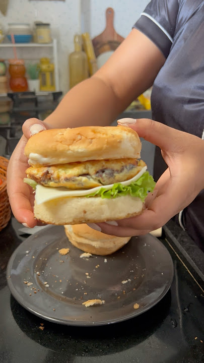 ANDA BURGER | It was a lazy day and I didn't feel like cooking anything #shorts #youtubeshorts