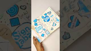 🩵Sign Laban junk journal 📔| Moonytwinkle