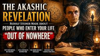 WARNING:THE AKASHIC REVELATION THAT Steiner MADE ABOUT PEOPLE WHO ENTER YOUR LIFE OUT OF NOWHERE