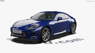 Subaru BRZ 2024 3D model by 3DModels.org