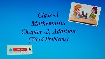 Class 3 Maths Chapter 2 Addition Word Problems  #viral #education
