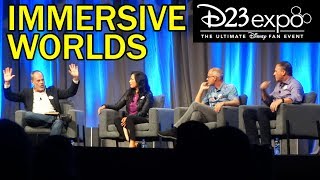 Immersive Worlds: Bringing Stories to Life in Disney Parks panel at D23 Expo 2019