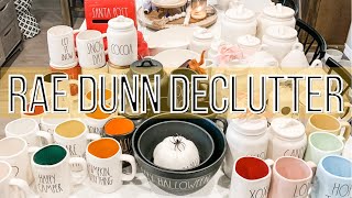 RAE DUNN DECLUTTER | GOING THROUGH MY WHOLE COLLECTION | NARWAL ROBOT MOP & VACUUM