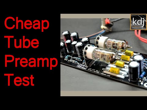 $18 Tube Preamp Test as a GUITAR PEDAL – 6J1 Preamp Board
