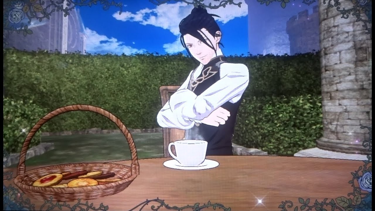 Fire Emblem Three Houses: Having Tea with Felix - YouTube