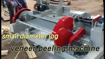 small diameter log veneer peeling machine