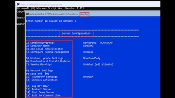 Install Windows 2019 Server Core on a Hyper-V, setup the initial configuration and enable RDP.