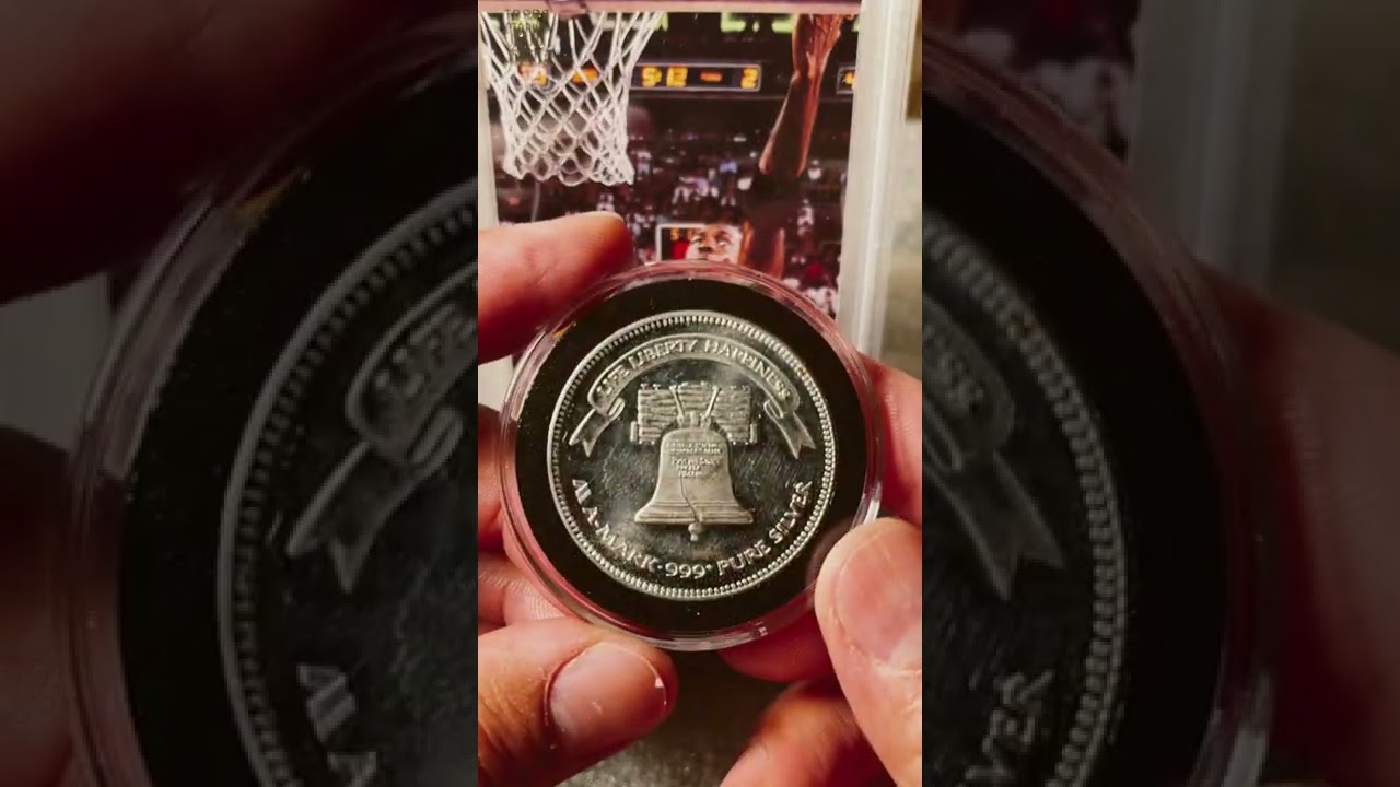 1985 one Troy ounce liberty silver