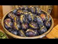 РЕЦЕПТ МАРИНОВАННЫХ СЛИВ/RECIPE FOR PICKLED PLUMS/ERİK TURŞUSU İÇİN TARİF/醃李子食譜 /البرقوق مع الثوم