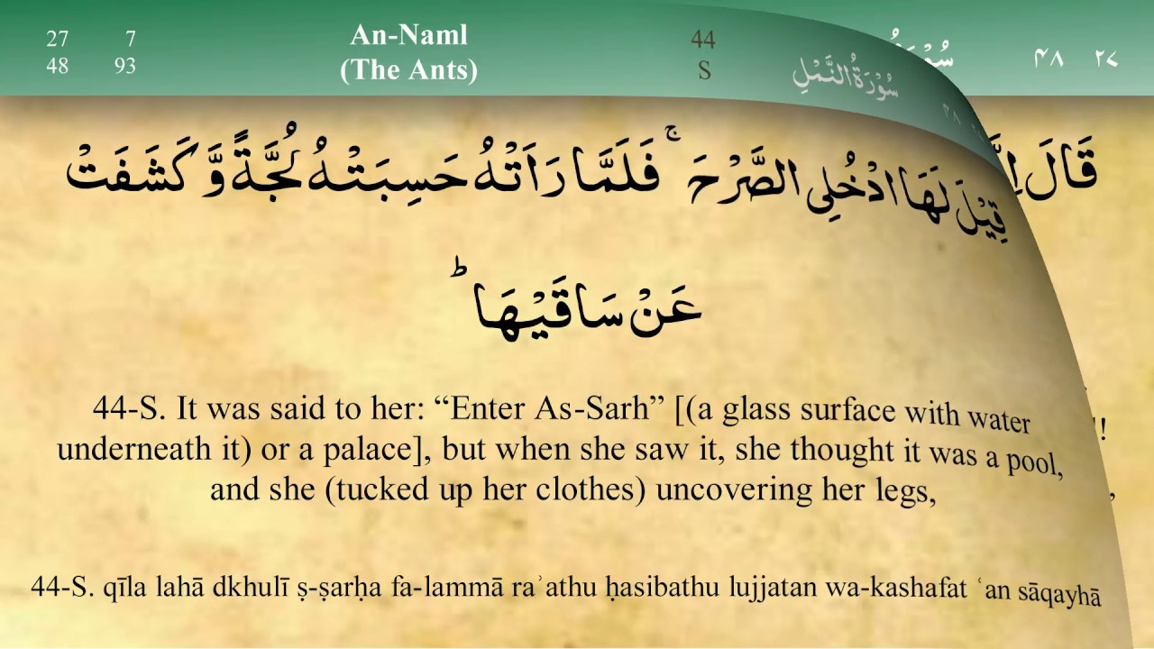 027 Surah An Naml Mishary Al Afasy Irecite 