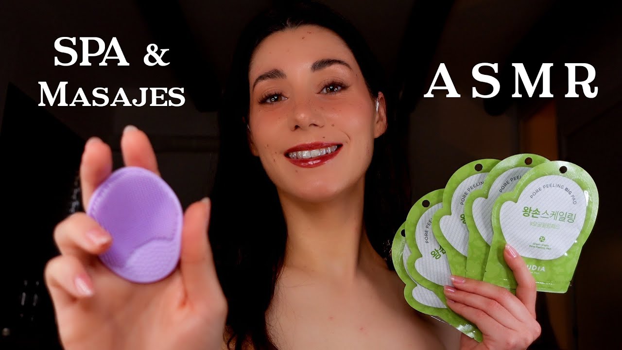 ASMR SPA & Masajes Skincare 💧Duerme Conmigo 💤 Rolepley en Español