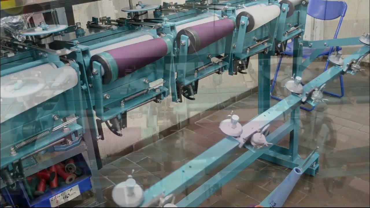 Przewijarka wodzikowa Yarn guide winder PW11 YouTube