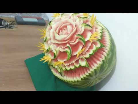 Melancia decorada. - YouTube