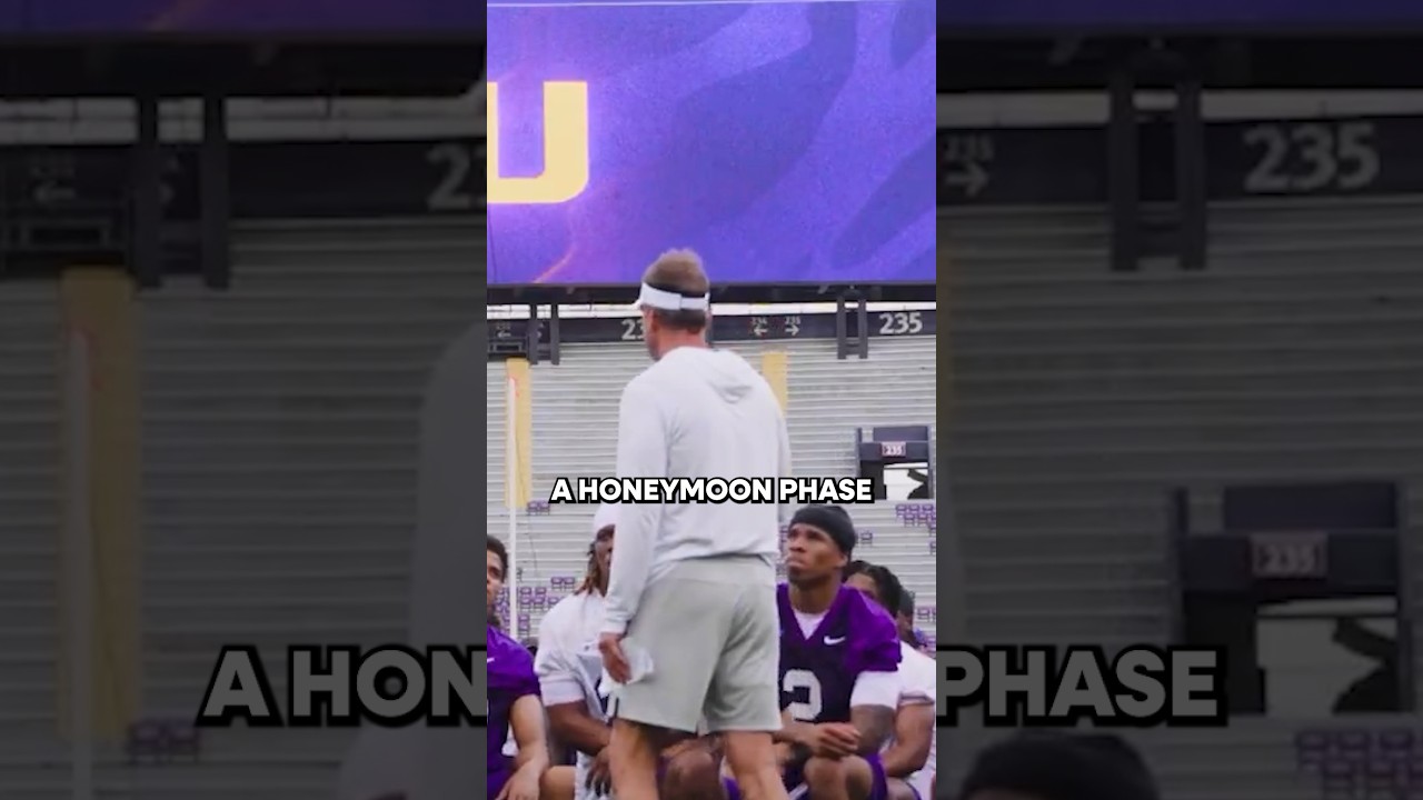 How much pressure is on Lane Kiffin in his first year at LSU? 👀 #lanekiffin