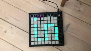 Novation Launchpad X as SuperCollider code display