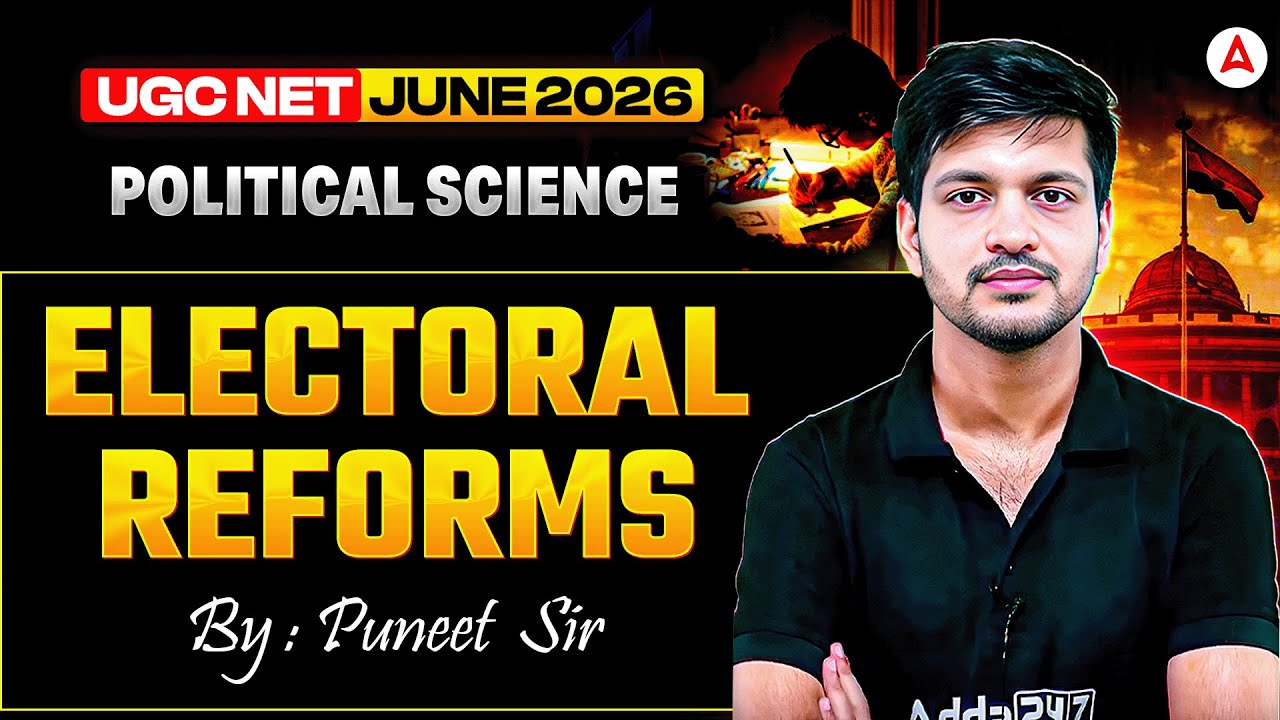 UGC NET Political Science | UGC NET Political Science Electoral Reforms In India By Puneet Sir