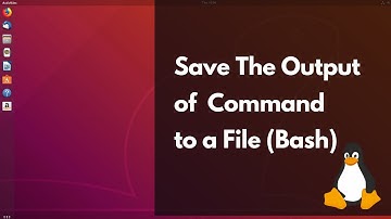 How to Save the Output of a Command to a File