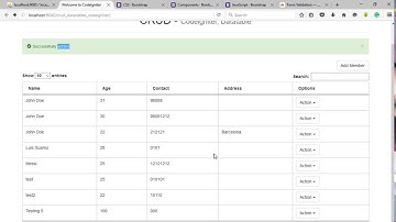 CRUD - Codeigniter, Datatables, Ajax Part 7 Update (2/2)