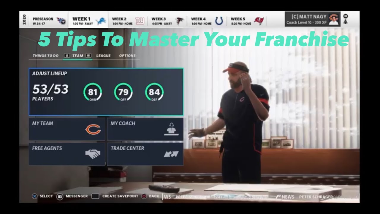 The Top 5 Tips To Master Your Roster In Madden 21 Franchise Mode