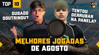 CAUAN tentou levar na PANELA e OUSADO DOUTRINANDO! | MELHORES JOGADAS DE AGOSTO LBFF 8 | Free Fire