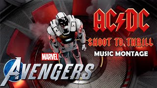 Iron Man Flies Into Space - Marvel's Avengers - AC\/DC - Shoot To Thrill - Music Montage