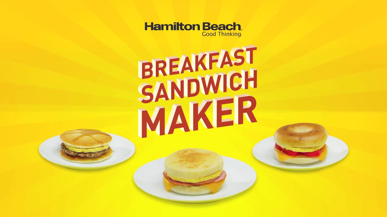 Hamilton Beach Breakfast Sandwich Maker - As Seen On TV 