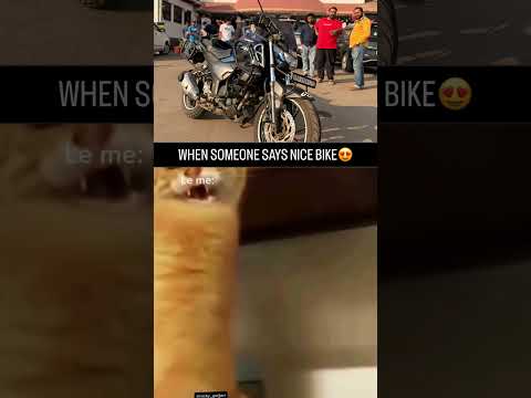 Ohh nice bike 🙈🙈#love #trending #viral #family #150cc #automobile #mybike #fzv3