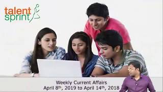 GK Quiz of April 08 - April 14, 2019 | Weekly Current Affairs | TalentSprint screenshot 3