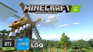 Minecraft Bedrock Edition with Raytracing - Lenovo LOQ [RTX 3050 6GB] screenshot 2