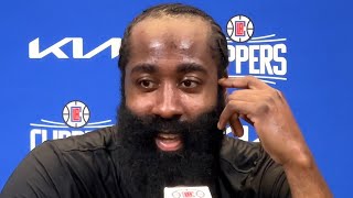 ‘I’m Locked In!’ James Harden Reacts To Facing Kyrie Irving, Luka Doncic And Mavs