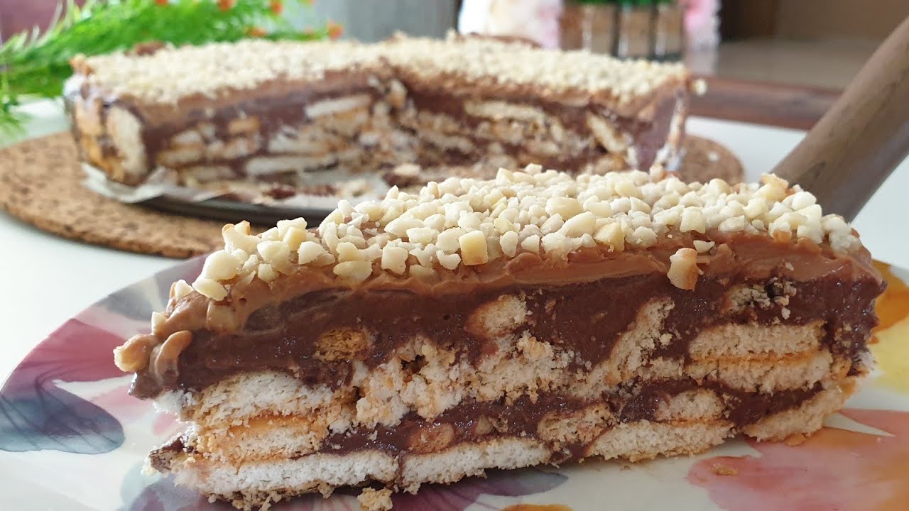 Dünyanın en kolay Bisküvili Pasta Tarifi????Mozaik Pasta????Biscuits Cake????????