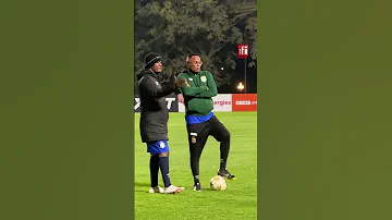 RDC Leopard Ya Congo Yashiriki Mazoezi Kabla Ya Mechi Yake Dhidi Ya Angola 