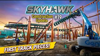 SkyHawk Construction Update #19 First Track Pieces are Installed. Work In Progress on Trail Trotters
