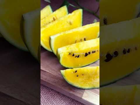 ASMR/ Yellow watermelon