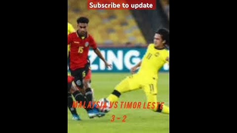 Malaysia vs Timor Leste 3-2 #malaysiavstimorleste #timorlestevsmalaysia #aseancup2024