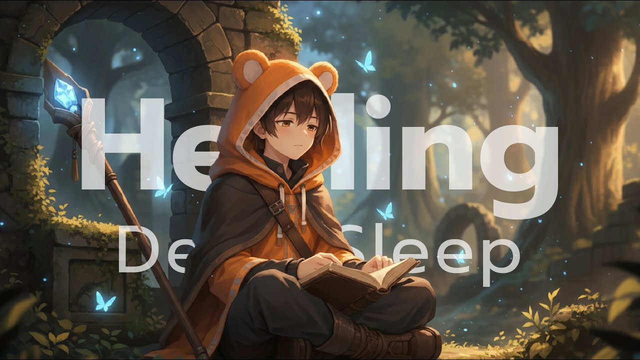 Resting at the save point before sleep 🌌 [fantasy lofi / healing]