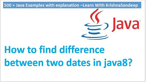 How to find difference between two dates in java8?