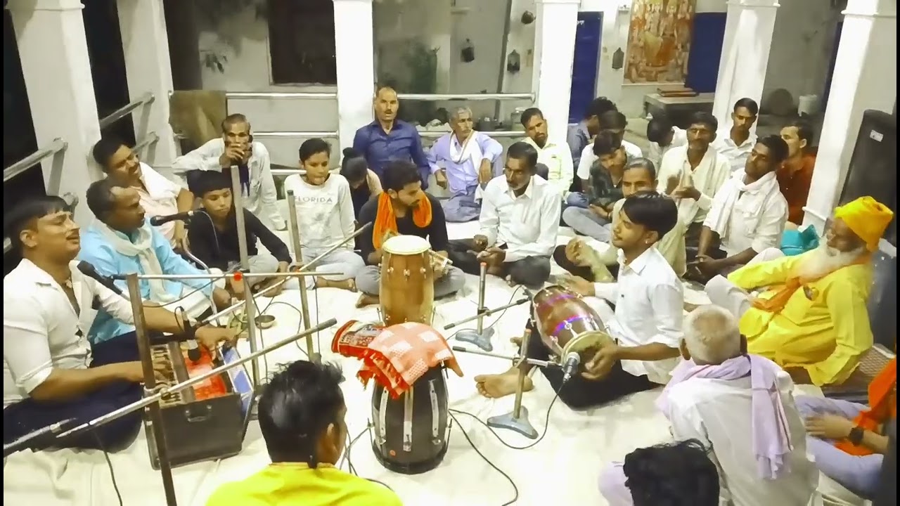 गायक- कृष्णा यादव जी के द्वारा सीताराम धुन की शानदार गायकी ||