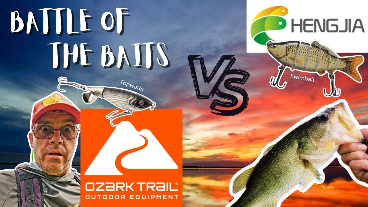 Battle of the Baits: Ozark Trail Topwater vs Hengjia Swimbait–Ultimate Pond Showdown